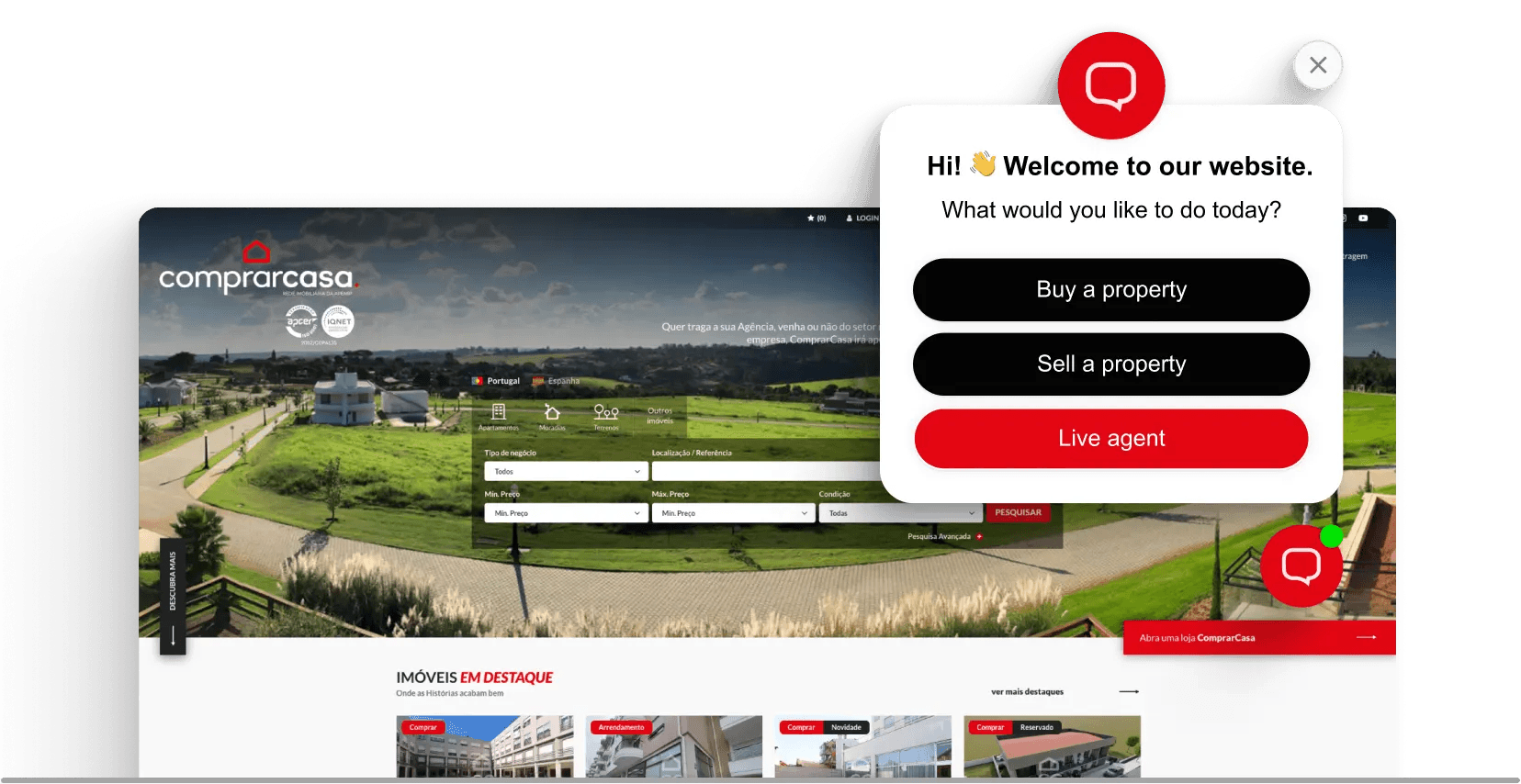 Real estate chatbot